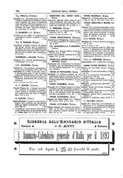 Giornale della libreria della tipografia e delle arti e industrie affini supplemento alla Bibliografia italiana, pubblicato dall'Associazione tipografico-libraria italiana