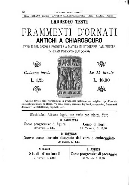 Giornale della libreria della tipografia e delle arti e industrie affini supplemento alla Bibliografia italiana, pubblicato dall'Associazione tipografico-libraria italiana