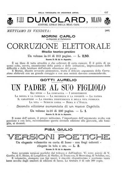 Giornale della libreria della tipografia e delle arti e industrie affini supplemento alla Bibliografia italiana, pubblicato dall'Associazione tipografico-libraria italiana