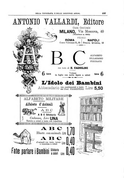 Giornale della libreria della tipografia e delle arti e industrie affini supplemento alla Bibliografia italiana, pubblicato dall'Associazione tipografico-libraria italiana