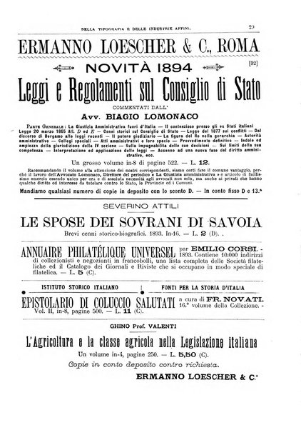 Giornale della libreria della tipografia e delle arti e industrie affini supplemento alla Bibliografia italiana, pubblicato dall'Associazione tipografico-libraria italiana