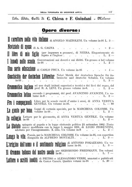 Giornale della libreria della tipografia e delle arti e industrie affini supplemento alla Bibliografia italiana, pubblicato dall'Associazione tipografico-libraria italiana