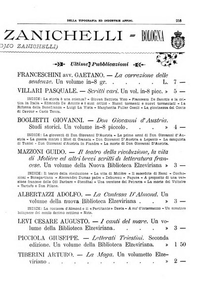 Giornale della libreria della tipografia e delle arti e industrie affini supplemento alla Bibliografia italiana, pubblicato dall'Associazione tipografico-libraria italiana