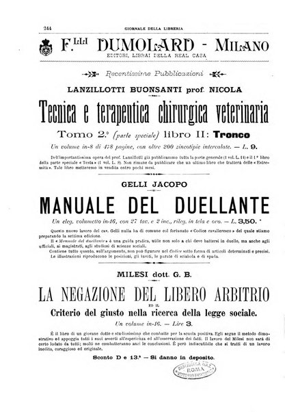 Giornale della libreria della tipografia e delle arti e industrie affini supplemento alla Bibliografia italiana, pubblicato dall'Associazione tipografico-libraria italiana