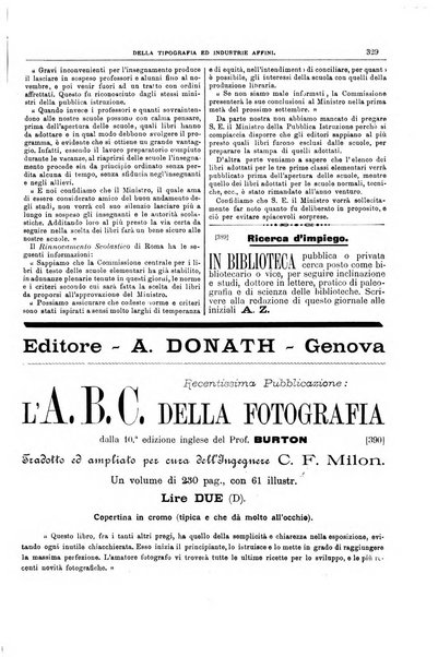 Giornale della libreria della tipografia e delle arti e industrie affini supplemento alla Bibliografia italiana, pubblicato dall'Associazione tipografico-libraria italiana