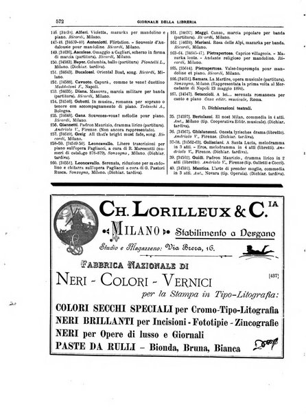 Giornale della libreria della tipografia e delle arti e industrie affini supplemento alla Bibliografia italiana, pubblicato dall'Associazione tipografico-libraria italiana