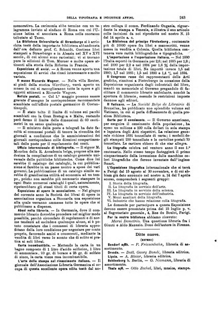 Giornale della libreria della tipografia e delle arti e industrie affini supplemento alla Bibliografia italiana, pubblicato dall'Associazione tipografico-libraria italiana