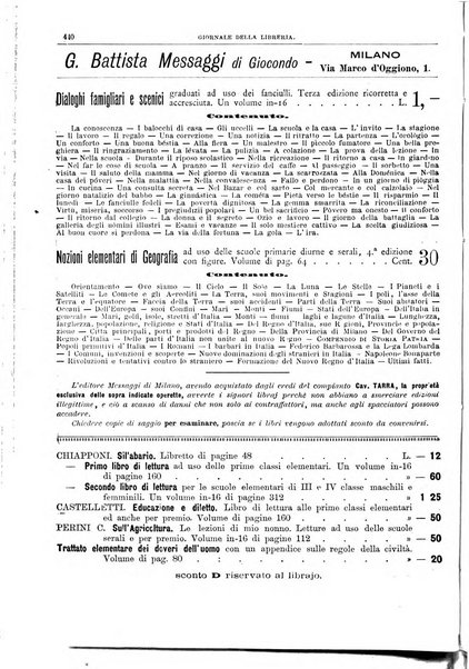 Giornale della libreria della tipografia e delle arti e industrie affini supplemento alla Bibliografia italiana, pubblicato dall'Associazione tipografico-libraria italiana