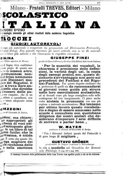 Giornale della libreria della tipografia e delle arti e industrie affini supplemento alla Bibliografia italiana, pubblicato dall'Associazione tipografico-libraria italiana