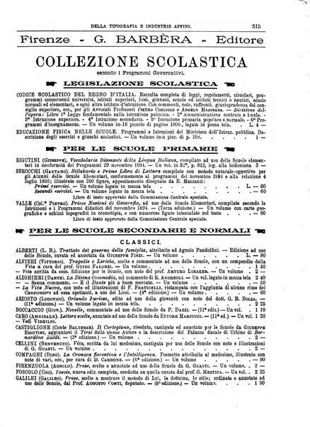 Giornale della libreria della tipografia e delle arti e industrie affini supplemento alla Bibliografia italiana, pubblicato dall'Associazione tipografico-libraria italiana