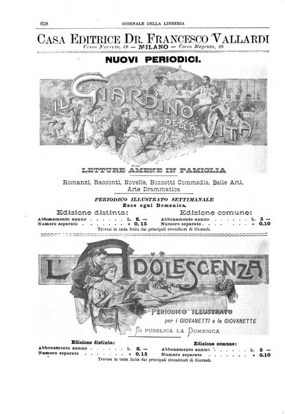 Giornale della libreria della tipografia e delle arti e industrie affini supplemento alla Bibliografia italiana, pubblicato dall'Associazione tipografico-libraria italiana