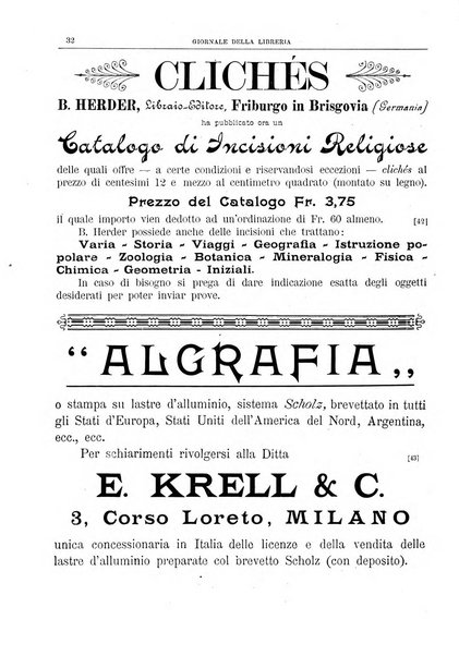 Giornale della libreria della tipografia e delle arti e industrie affini supplemento alla Bibliografia italiana, pubblicato dall'Associazione tipografico-libraria italiana