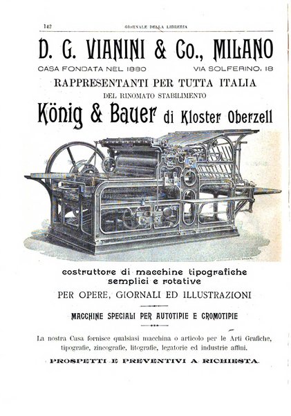 Giornale della libreria della tipografia e delle arti e industrie affini supplemento alla Bibliografia italiana, pubblicato dall'Associazione tipografico-libraria italiana