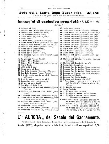 Giornale della libreria della tipografia e delle arti e industrie affini supplemento alla Bibliografia italiana, pubblicato dall'Associazione tipografico-libraria italiana