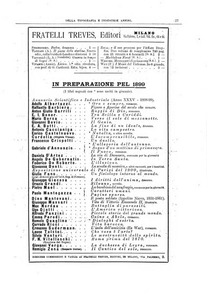 Giornale della libreria della tipografia e delle arti e industrie affini supplemento alla Bibliografia italiana, pubblicato dall'Associazione tipografico-libraria italiana