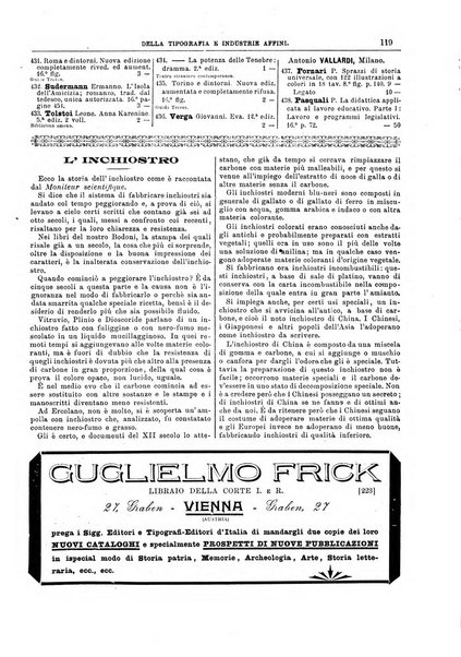 Giornale della libreria della tipografia e delle arti e industrie affini supplemento alla Bibliografia italiana, pubblicato dall'Associazione tipografico-libraria italiana