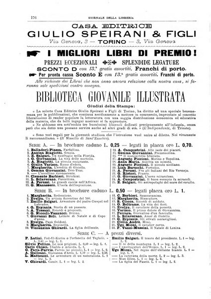 Giornale della libreria della tipografia e delle arti e industrie affini supplemento alla Bibliografia italiana, pubblicato dall'Associazione tipografico-libraria italiana