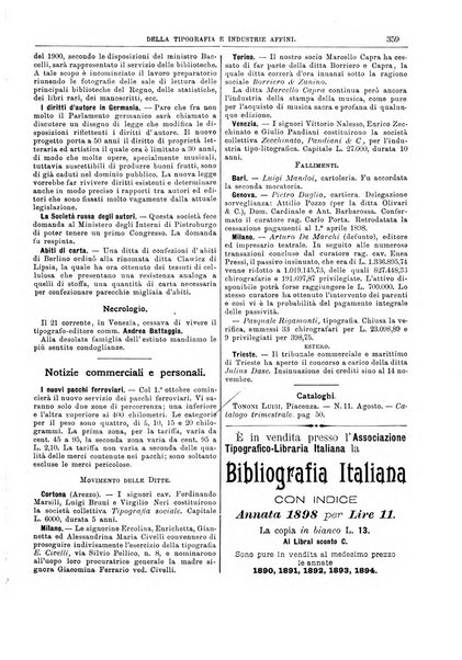 Giornale della libreria della tipografia e delle arti e industrie affini supplemento alla Bibliografia italiana, pubblicato dall'Associazione tipografico-libraria italiana