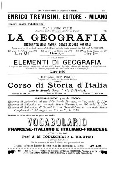 Giornale della libreria della tipografia e delle arti e industrie affini supplemento alla Bibliografia italiana, pubblicato dall'Associazione tipografico-libraria italiana