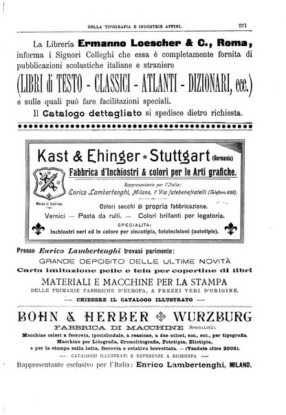 Giornale della libreria della tipografia e delle arti e industrie affini supplemento alla Bibliografia italiana, pubblicato dall'Associazione tipografico-libraria italiana