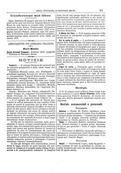 Giornale della libreria della tipografia e delle arti e industrie affini supplemento alla Bibliografia italiana, pubblicato dall'Associazione tipografico-libraria italiana