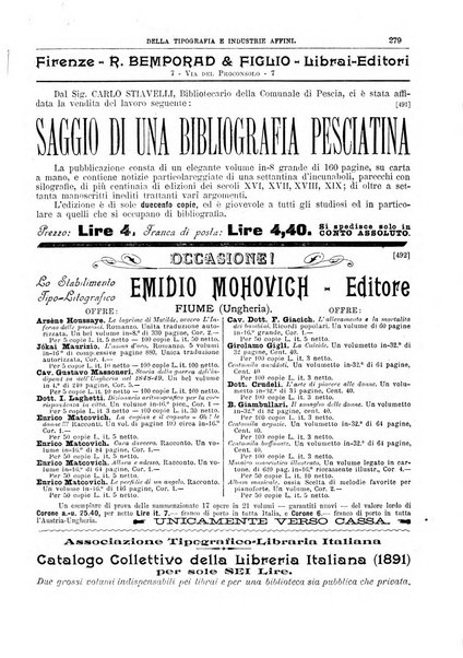 Giornale della libreria della tipografia e delle arti e industrie affini supplemento alla Bibliografia italiana, pubblicato dall'Associazione tipografico-libraria italiana