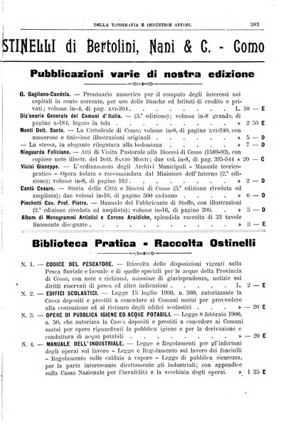 Giornale della libreria della tipografia e delle arti e industrie affini supplemento alla Bibliografia italiana, pubblicato dall'Associazione tipografico-libraria italiana