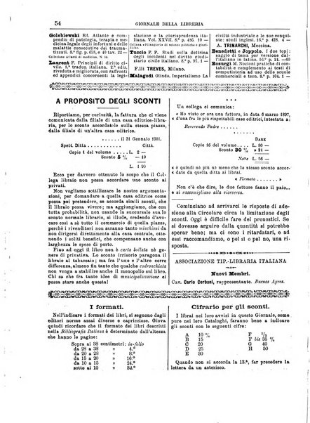 Giornale della libreria della tipografia e delle arti e industrie affini supplemento alla Bibliografia italiana, pubblicato dall'Associazione tipografico-libraria italiana