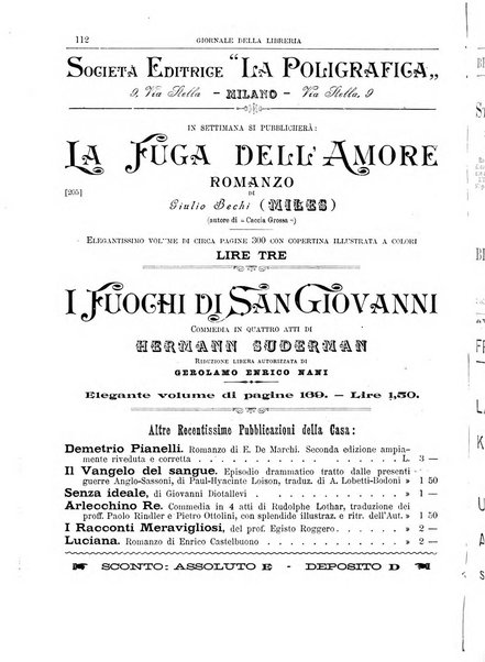 Giornale della libreria della tipografia e delle arti e industrie affini supplemento alla Bibliografia italiana, pubblicato dall'Associazione tipografico-libraria italiana