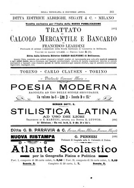 Giornale della libreria della tipografia e delle arti e industrie affini supplemento alla Bibliografia italiana, pubblicato dall'Associazione tipografico-libraria italiana