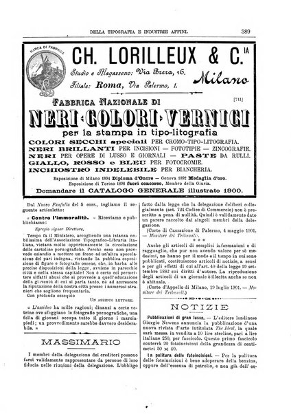 Giornale della libreria della tipografia e delle arti e industrie affini supplemento alla Bibliografia italiana, pubblicato dall'Associazione tipografico-libraria italiana