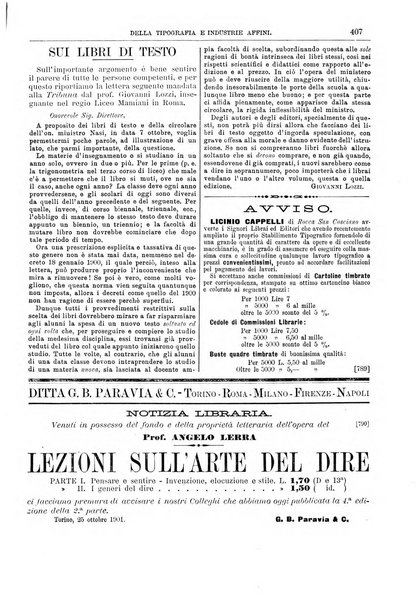 Giornale della libreria della tipografia e delle arti e industrie affini supplemento alla Bibliografia italiana, pubblicato dall'Associazione tipografico-libraria italiana