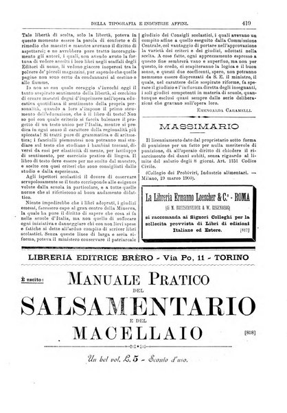 Giornale della libreria della tipografia e delle arti e industrie affini supplemento alla Bibliografia italiana, pubblicato dall'Associazione tipografico-libraria italiana