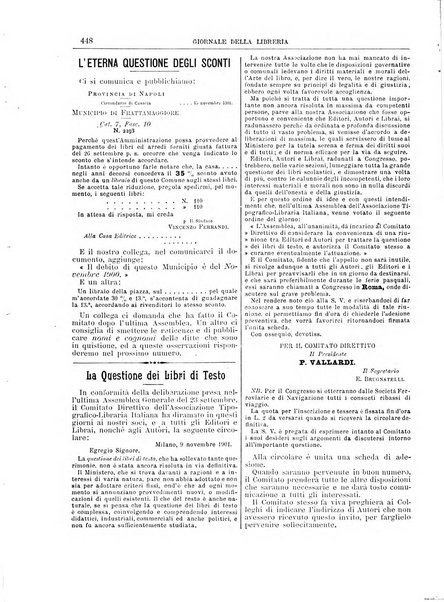 Giornale della libreria della tipografia e delle arti e industrie affini supplemento alla Bibliografia italiana, pubblicato dall'Associazione tipografico-libraria italiana