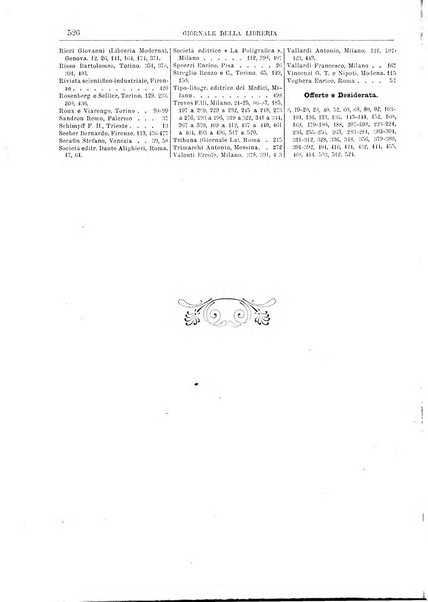 Giornale della libreria della tipografia e delle arti e industrie affini supplemento alla Bibliografia italiana, pubblicato dall'Associazione tipografico-libraria italiana