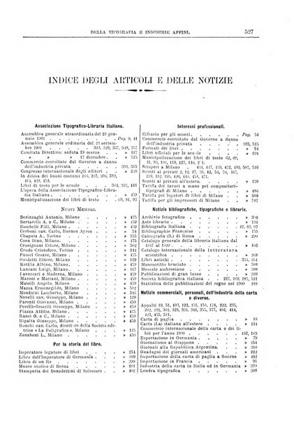 Giornale della libreria della tipografia e delle arti e industrie affini supplemento alla Bibliografia italiana, pubblicato dall'Associazione tipografico-libraria italiana