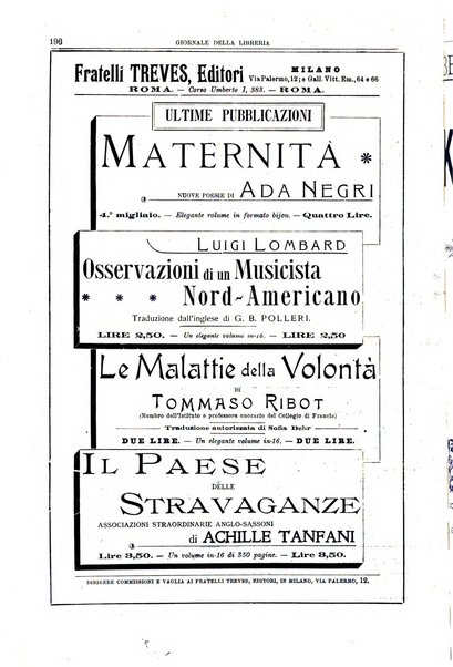 Giornale della libreria della tipografia e delle arti e industrie affini supplemento alla Bibliografia italiana, pubblicato dall'Associazione tipografico-libraria italiana