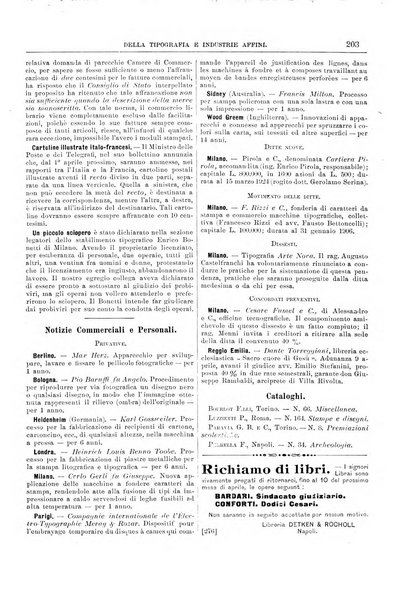 Giornale della libreria della tipografia e delle arti e industrie affini supplemento alla Bibliografia italiana, pubblicato dall'Associazione tipografico-libraria italiana