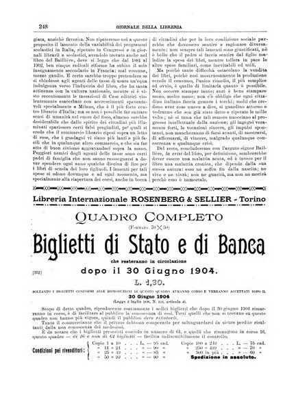 Giornale della libreria della tipografia e delle arti e industrie affini supplemento alla Bibliografia italiana, pubblicato dall'Associazione tipografico-libraria italiana