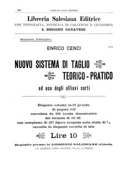 Giornale della libreria della tipografia e delle arti e industrie affini supplemento alla Bibliografia italiana, pubblicato dall'Associazione tipografico-libraria italiana