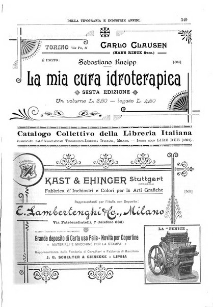 Giornale della libreria della tipografia e delle arti e industrie affini supplemento alla Bibliografia italiana, pubblicato dall'Associazione tipografico-libraria italiana