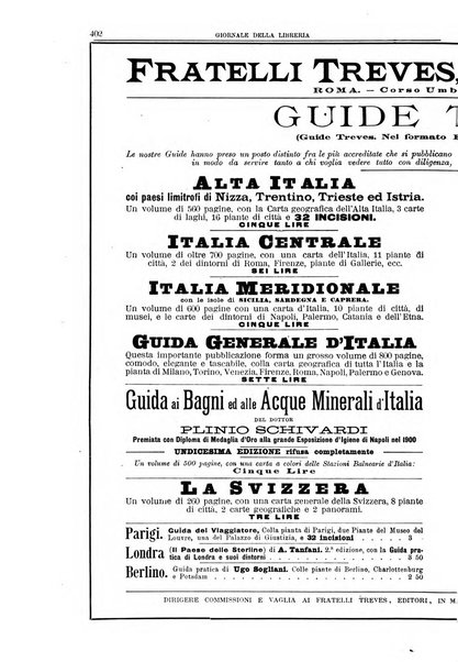 Giornale della libreria della tipografia e delle arti e industrie affini supplemento alla Bibliografia italiana, pubblicato dall'Associazione tipografico-libraria italiana