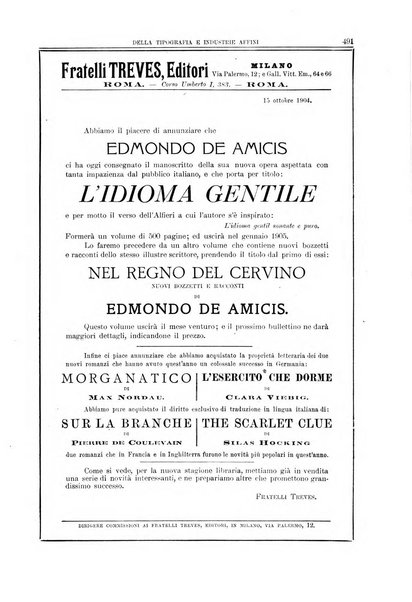 Giornale della libreria della tipografia e delle arti e industrie affini supplemento alla Bibliografia italiana, pubblicato dall'Associazione tipografico-libraria italiana