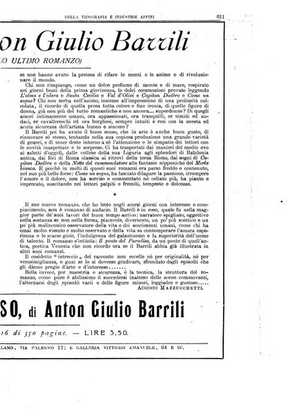 Giornale della libreria della tipografia e delle arti e industrie affini supplemento alla Bibliografia italiana, pubblicato dall'Associazione tipografico-libraria italiana