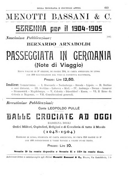 Giornale della libreria della tipografia e delle arti e industrie affini supplemento alla Bibliografia italiana, pubblicato dall'Associazione tipografico-libraria italiana