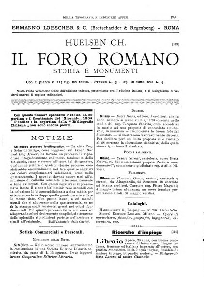 Giornale della libreria della tipografia e delle arti e industrie affini supplemento alla Bibliografia italiana, pubblicato dall'Associazione tipografico-libraria italiana