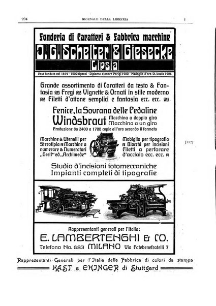 Giornale della libreria della tipografia e delle arti e industrie affini supplemento alla Bibliografia italiana, pubblicato dall'Associazione tipografico-libraria italiana