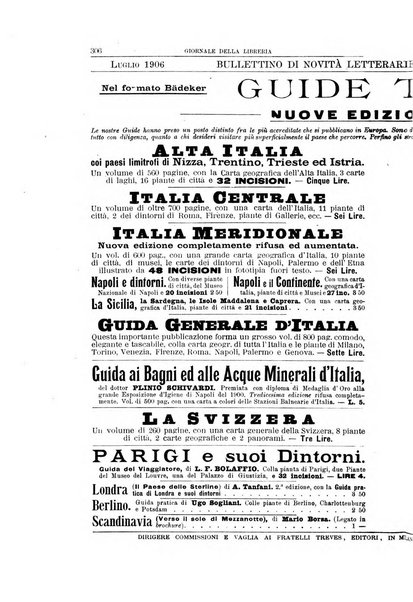 Giornale della libreria della tipografia e delle arti e industrie affini supplemento alla Bibliografia italiana, pubblicato dall'Associazione tipografico-libraria italiana