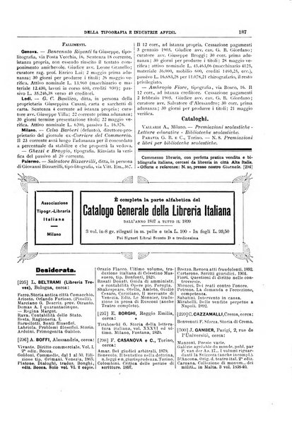 Giornale della libreria della tipografia e delle arti e industrie affini supplemento alla Bibliografia italiana, pubblicato dall'Associazione tipografico-libraria italiana