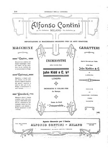 Giornale della libreria della tipografia e delle arti e industrie affini supplemento alla Bibliografia italiana, pubblicato dall'Associazione tipografico-libraria italiana